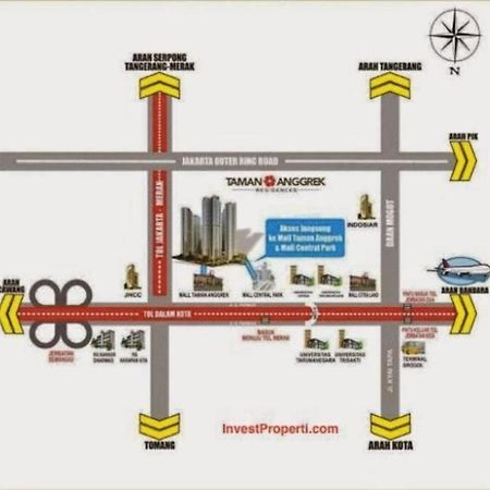 Homy 2 Bedroom Apartment Near Shopping Malls Jacarta Exterior foto